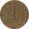 thumbnail image 1 of Ahgly Tapis d'Intérieur Lavable en Machine Carré Transitionnel Brun Cannelle, 3 Pieds Carré, 1 of 7