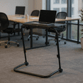 thumbnail image 2 of Homy Casa Adjustable Folding Dining Table with Cup Holder, Portable Table for Kitchen, Balcony, and Apartment, 2 of 7