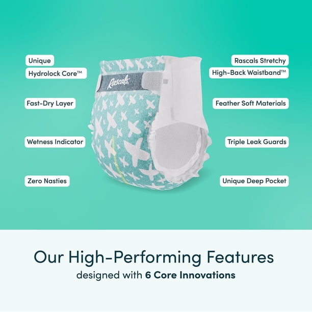 Rascals Premium Jumbo Diapers - Walmart.ca