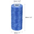 thumbnail image 3 of Unique Bargains Sapphire Blue Polyester Waxed Leather Sewing Thread, 55 Yards, 2 Pack, 3 of 6