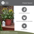 thumbnail image 3 of The HC Companies Classic 16 Inch Round Plant Pot Saucer Drip Tray, Evergreen, 3 of 6