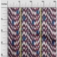 thumbnail image 1 of oneOone Cotton Poplin Fabric Stripe & Chevron Ikat Decor Fabric Printed BTY 56 Inch Wide, 1 of 4