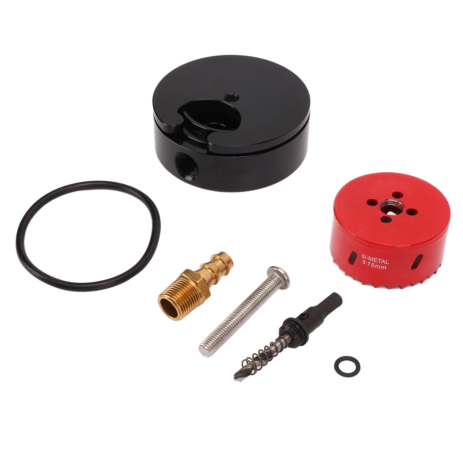 Kit de Puisard de Réservoir en Alliage d'Aluminium Systèmes de Carburant Diesel Kit de Bol de Remplacement pour Cummins Powerstroke Duramax