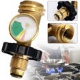 thumbnail image 3 of Haut Indicateur de Pression d'Air Compteur d'Interface Fileté Cylindre de Carburant Adaptateur en Laiton Outil de Conversion Connecteur de Mesure, 3 of 6