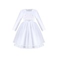 thumbnail image 1 of Flower Girls Dress White Layered Tulle Party Pageant Wedding Princess 12 Years, 1 of 6