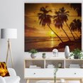 thumbnail image 3 of Design Art - Coucher de Soleil sur la Plage de l'Île de Barbados, 3 of 5