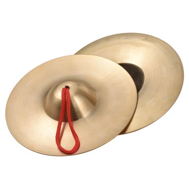 1-pair 5,8in Petit Laiton Main Cymbales Gong Bande Rythmique Percussion Cuivre Instrument de Musique pour Opéra et Batterie Performance