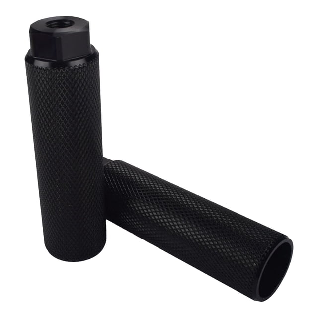 BMX Bike Rear Footrest Aluminum Alloy Durable Pedal Extenders for Off Road Cycling Accessories and Stunt Riding 2PCS