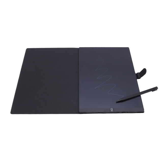 11.5 Inch LCD Writing Tablet with Protective Leather Case and Battery Free Stylus, Reusable Electronic Drawing Pad Doodle Board for Home School Office Note Taking