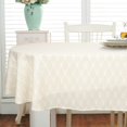 thumbnail image 4 of Modern Oval Tablecloth for Oval Table Waterproof Table Cloths for Dining Room Indoor Outdoor Home Decorative Table Cloth-60x102in, 4 of 5