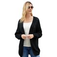 thumbnail image 3 of Cardigan Ouvert à Manches Longues en Tricot Épais pour Femmes, 3 of 5
