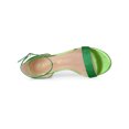 thumbnail image 4 of BLISSFUL STEP Sandales à Talon Aiguille à Brides Pailletées pour Femme Vert (Taille 7), 4 of 7