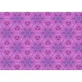thumbnail image 1 of Ahgly Company Tapis d'Intérieur Rectangulaire Transitionnel Lavable à la Machine, Rose Néon Vif Violet, 6 Pieds x 9 Pieds, 1 of 7