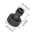thumbnail image 3 of Vaidha Water Faucet Adapter Tap Connector Kitchen Garden Hose Pipe Fitting, 3 of 7