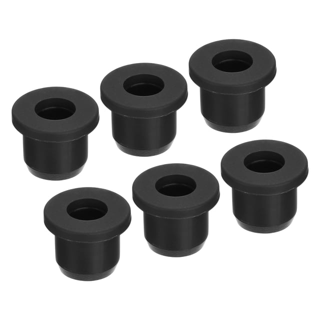 Unique Bargains Rubber Grommet Mount Dia 15/32' (12mm) Round T Type for Wire Protection 6 Pack