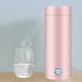 thumbnail image 4 of YOPTOP Generic 400ml Electric Heating Water Cup, Leakproof Portable Water Kettle, Pink,us pink,400ml, 4 of 8