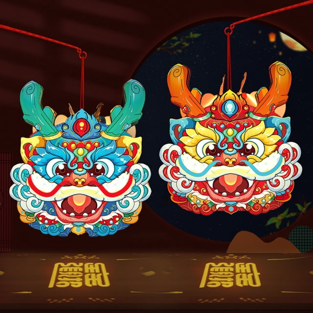 YAOMOBB Mid-Autumn Festival Lantern Handheld Lantern DIY Materials Chinese Style Eco friendly Retro Traditional