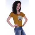 thumbnail image 2 of Moomaya T-shirt à Manches Courtes pour Femmes avec Col Rond, Patch à Paillettes, Coupe Décontractée - 14, 2 of 7