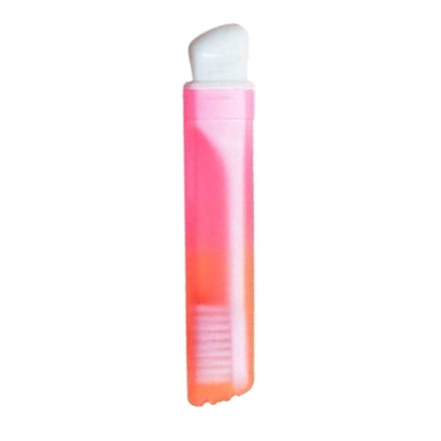 Mini Brosse à Dents Pliante 1 Adulte Arc-en-Ciel Portable Compacte Mignonne de Voyage