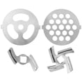 thumbnail image 1 of Shisuyan 1 Set Meat Grinder Plate Disc Stainless Steel Iron Meat Grinder Plate Meat Grinder Accessory, 1 of 8