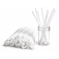 thumbnail image 4 of Giant Drinking Straws White Plastic Individually Wrapped 300 Count, 4 of 4