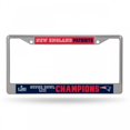 thumbnail image 1 of Cadre de Plaque d'Immatriculation Chromée New England Patriots Super Bowl Champions, 1 of 1