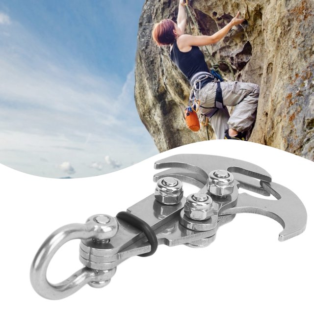 Ecomeon Outdoors Accessory,Gravity Grappling Hook Multifunctional Stainless Steel Grappling Hook For Outdoor Mountain Climbing Camping,Gravity Grappling Hook