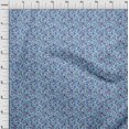 thumbnail image 4 of oneOone Velvet Light Blue Fabric Asian Suzani Fabric For Sewing Printed Craft Fabric By The Yard 58 Inch Wide, 4 of 5