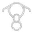 thumbnail image 1 of Descender Gear, 40KN High Strength Portable Aluminium Alloy Climbing Descender  For Caving Silver, 1 of 8