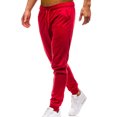 thumbnail image 3 of Innerwin Pantalon à Cordon pour Hommes Bas Sport Taille Haute Pantalon Décontracté Rouge G, 3 of 7
