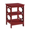 thumbnail image 2 of Convenience Concepts Omega Table d'Appoint, Fini Bois Rouge Canneberge, 2 of 6