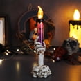 thumbnail image 2 of Skeleton Halloween Decoration Halloween Candle Lamp Candlestick Table Lamp Halloween Decoration Props Skeleton Hand Lamp Halloween Night Ghost Hand Lamp Jewelryghost Halloween Decorations, 2 of 6
