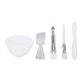 thumbnail image 1 of Facial  DIY Tool Kit Professional Household  Bowl Mixing Tool Spatula Applicator Measuring Spoon, 1 of 8