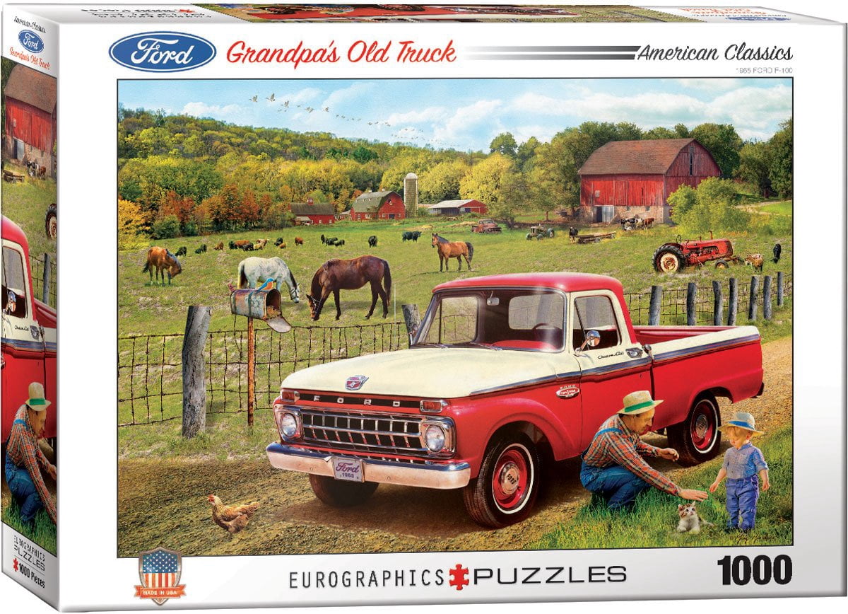 Eurographics - Grandpa's Old Truck  (1965 Ford F-100), 1000 PC Puzzle