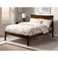 thumbnail image 1 of AFI Metro Queen Solid Wood Platform Bed with USB Charging Station in Walnut, 1 of 7