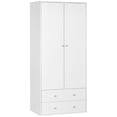 thumbnail image 1 of HOMCOM Garde-Robe Placard, Armoire avec Tiroirs et Tringle pour Chambre, 1 of 10