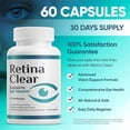 thumbnail image 4 of Retina Clear Vision Support Supplement, Eye Health Formula, 60 Capsules, 30 Days Supply, 2PC, Makeup Organizers, 4 of 10