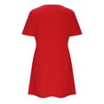 thumbnail image 5 of Ovzne Robes d'Été pour Femmes Robe pour Femme Robe Décontractée d'Été pour Femmes Robe de Printemps à Manches Courtes avec Poches Robe de Plage Évasée Robe Décontractée Robe de Vacances à Manches Courtes Imprimée Liquidation, 5 of 5