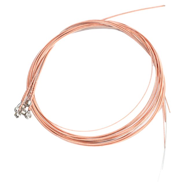 6 Piece Bronze Guitar Steel Strings Accessory Steel String Warm for Acoustic red bronze