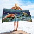 thumbnail image 1 of zanvin Beach Towel on clearance, Microfiber Beach Towel Super Lightweight Colorful Bath Towel Sandproof Beach Blanket Multi-Purpose Towel For Travel Swimming Pool 30x60 Inch, 1 of 6