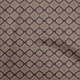 thumbnail image 1 of oneOone Velvet Brown Fabric Damask Sewing Material Print Fabric By The Yard 58 Inch Wide, 1 of 5