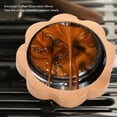 thumbnail image 4 of Coffee Machine Reflective Mirror Extraction Coffee Maker 360 Degree Rotating Visible Observation Mirror Flower Shape Coffee Maker Accessories for Home Barista Cafe, 4 of 7