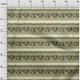thumbnail image 2 of oneOone Georgette Viscose Fabric Leaves & Floral Block Print Fabric BTY 42 Inch Wide, 2 of 4