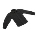 thumbnail image 2 of 1/6 Button Shirt for DID DML 12inch Male Action Figure Black, 2 of 6