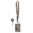 thumbnail image 2 of lionlar Cute ID Card Holder Lanyard with Clip Card Sleeve Accessories Hang Rope Keychain styleF, 2 of 9