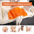 thumbnail image 3 of yeacher 80x45cm Graphene Heating Pad with 5-Zone Warmth, 3-Level Smart Control, Auto Shutoff, and Washable Design for Home & Office Use - Orange, 3 of 6