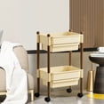 thumbnail image 4 of Salon à Domicile avec Chariot à Roulettes Étagère de Rangement Cuisine Collation Tri des Articles Multicouche avec Tiroirs Armoire de Rangement Grande Capacité, 4 of 6