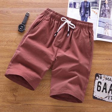 TopLLC Mens Shorts, Men shorts Shorts Men's Short Pants Made Of Pure Cotton Fabric Are Thin And Breathable