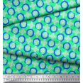 thumbnail image 2 of Soimoi Poly Georgette Fabric Dot,Circle & Honeycomb Design Geometric Decor Fabric Printed Yard 42 Inch Wide, 2 of 3