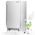 thumbnail image 1 of Coolski Machine Commerciale de Fabrication de Glace sous Comptoir de 15 Pouces L, 80 Lb/jour, Rangement de 30 Lb, 1 of 9